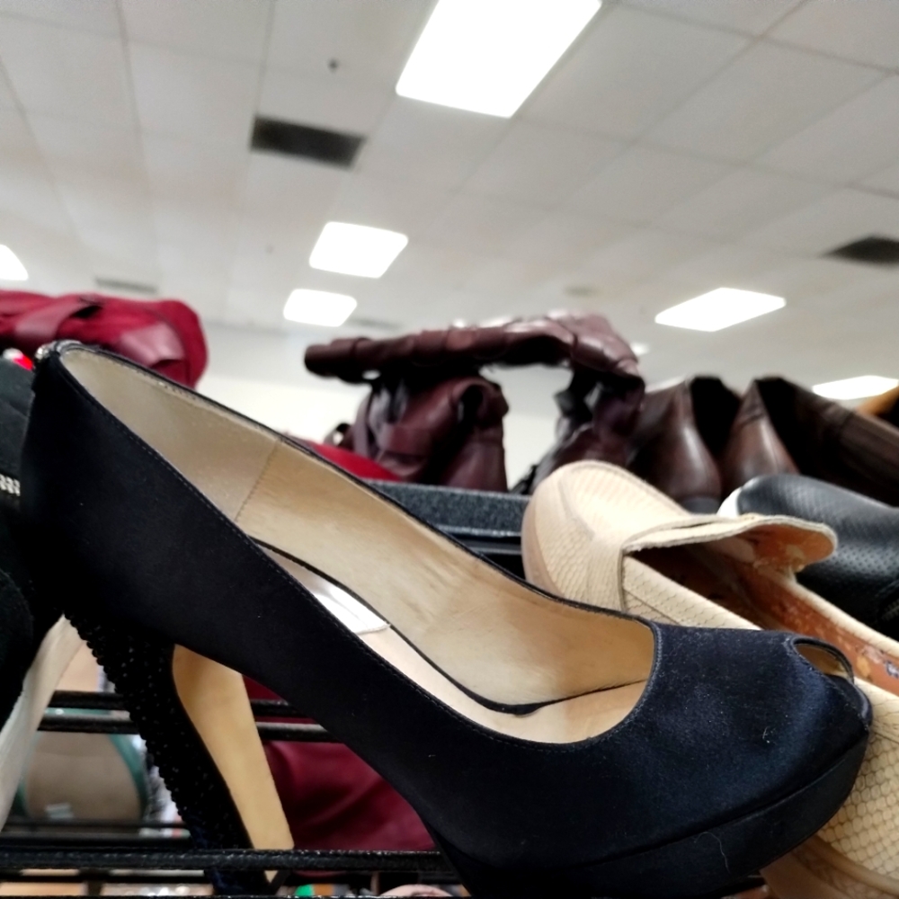 luxury Michael Kors rhinestone heels